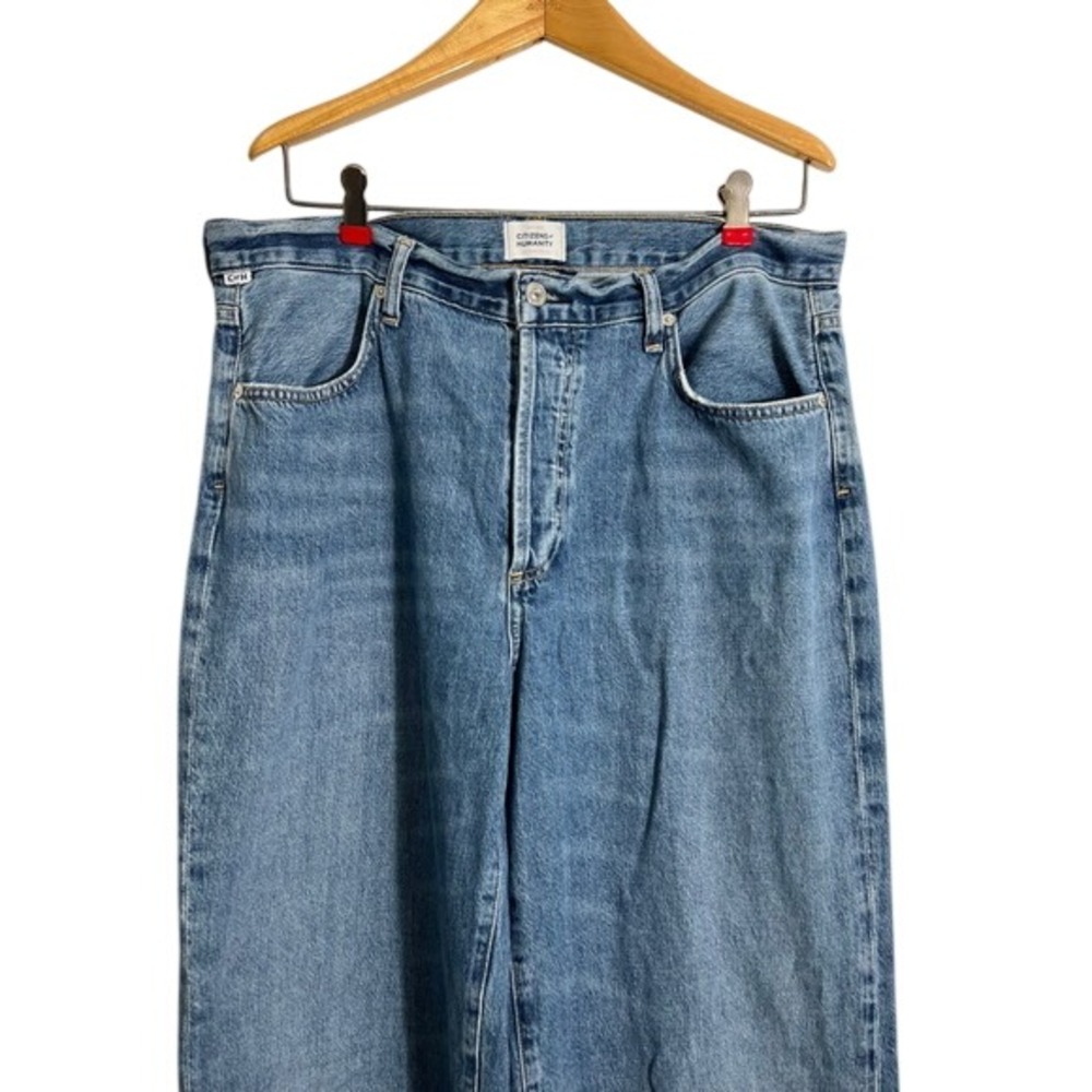 CITIZENS OF HUMANITY Annina Relaxed Straight Wide Leg Jeans in Tularosa - Picture 4 of 12